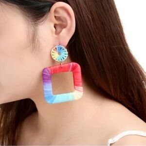 Amrita Singh colorful earrings